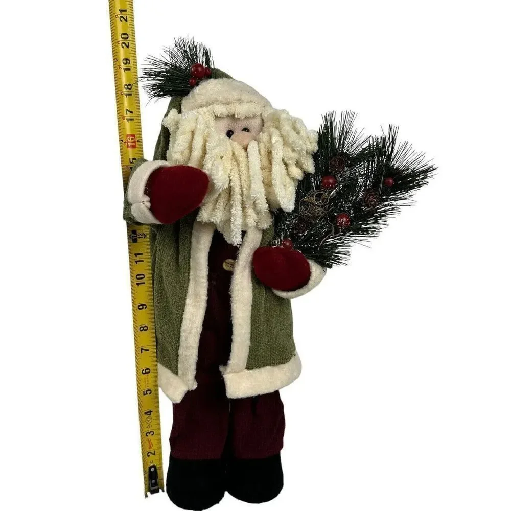 Santa Handmade Farmhouse Country Rustic Christmas Holiday 19” Tall